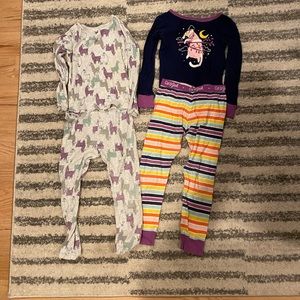 Girls 5T pajama bundle long sleeve 100% cotton